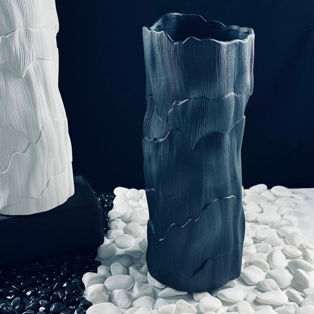 Lenardi 135-047 Ваза 34см ЭФИОПИЯ в под.уп.(х6)Фарфор