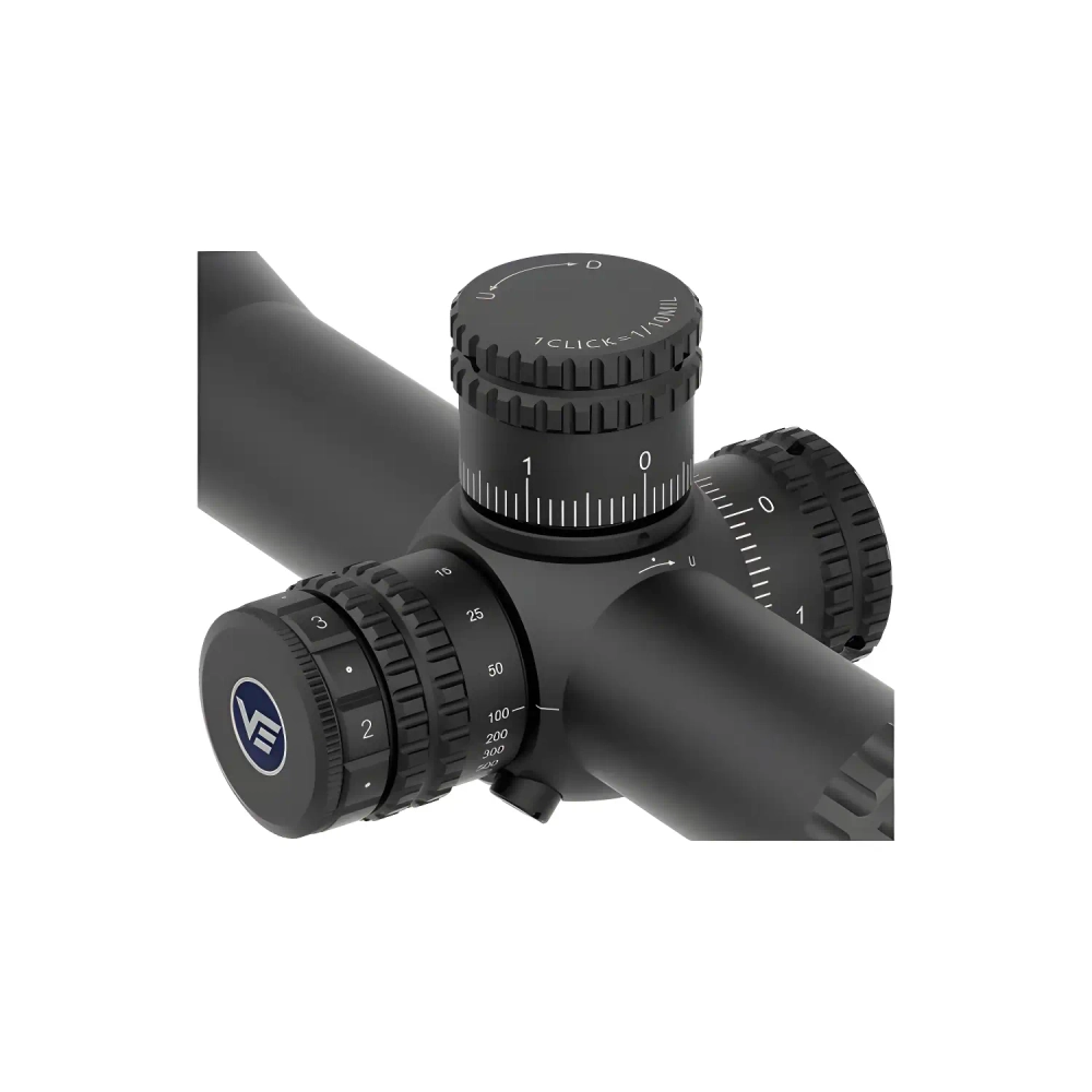 Оптический прицел Vector Optics ORION PRO MAX 4-16x44 HD SFP (SCOL-62) узел настройки с логотипом вблизи