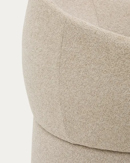 Стул Bosca из бежевого шенилла