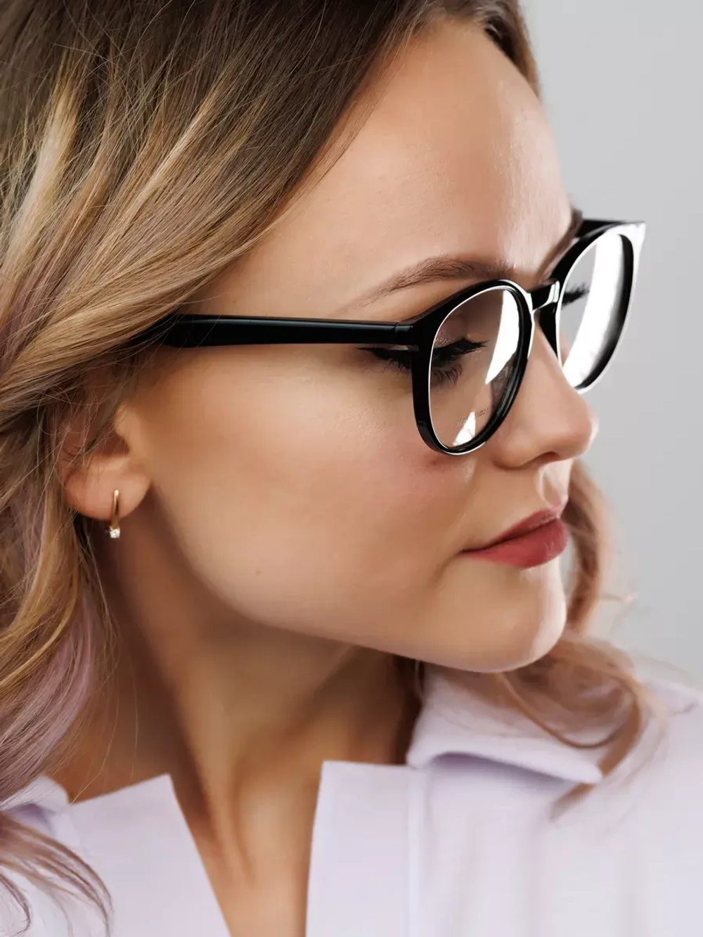 Оправа для очков женская для зрения пластиковая