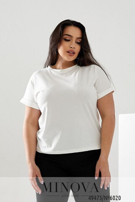 Футболка 6020-молочный Minova Фото 2