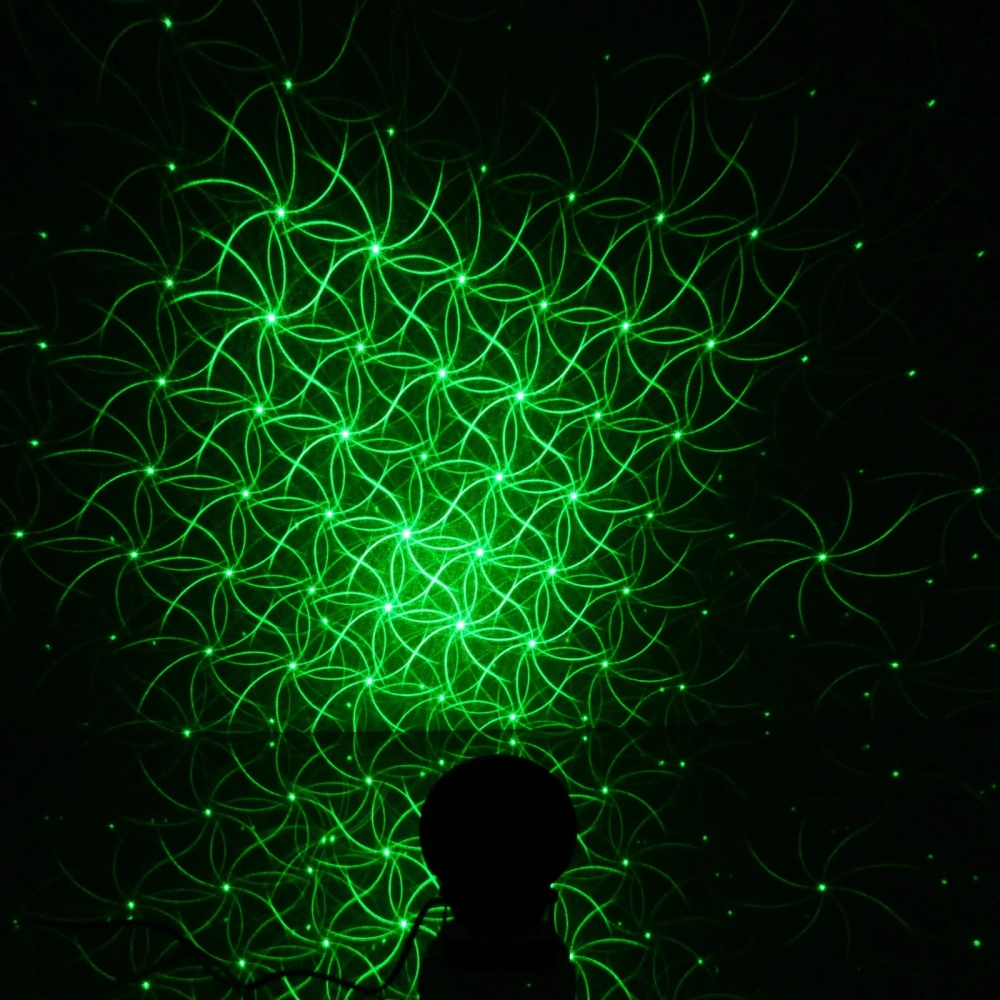 Световой прибор Лазер уличный, 4 картинки, корпус метал. XL-058 (220V)