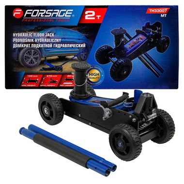 Домкрат подкатной гидравлический 2т (h min 155мм, h max 575мм) Forsage F-TH33007 MT