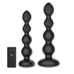 Анальная виброелочка Nexus Tornado Beaded Probe Large с функцией вращения