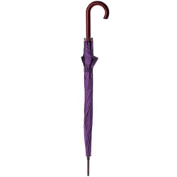 Зонт фиолетовый трость с нанесением логотипа