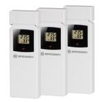 Метеостанция Bresser Thermo Hygro Quadro NLX с тремя датчиками