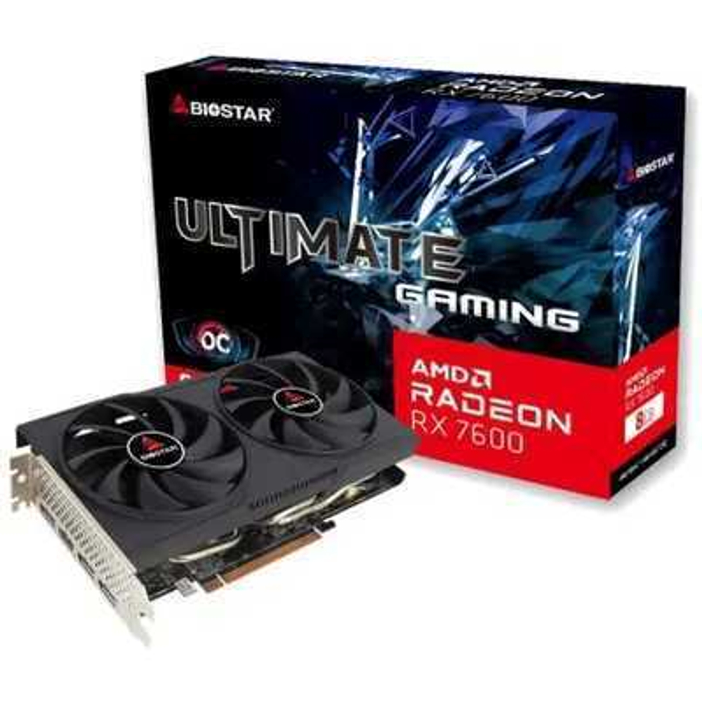Видеокарта Biostar AMD Radeon RX 7600 8Gb VA76S6RM81