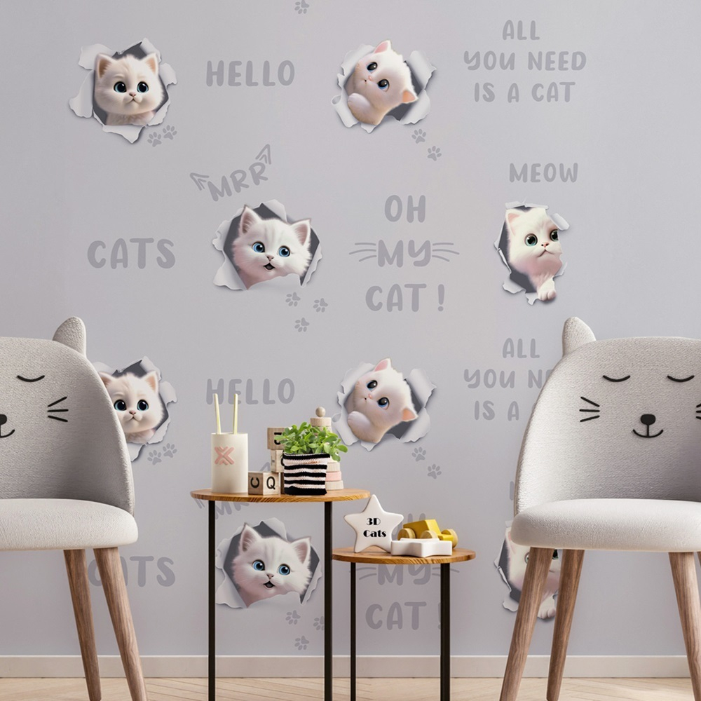 Обои виниловые HC72285-56 PALITRA HOME 3D Cats, сюжетный рисунок размер 1.06 х 10.05 м
