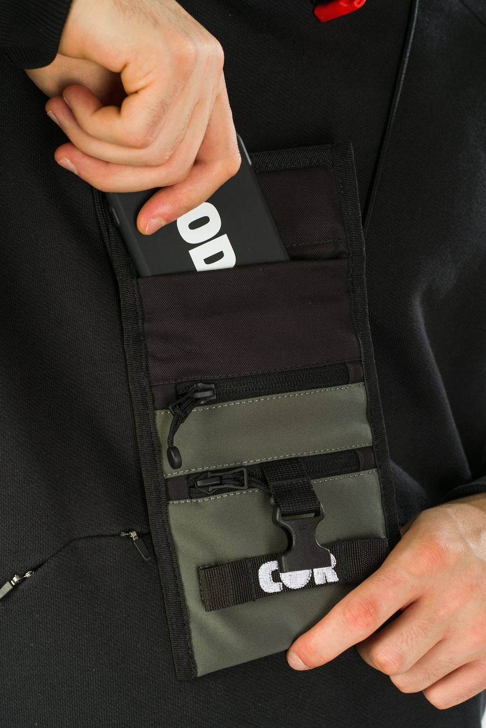 Кошелёк COR Wall Серый Темный