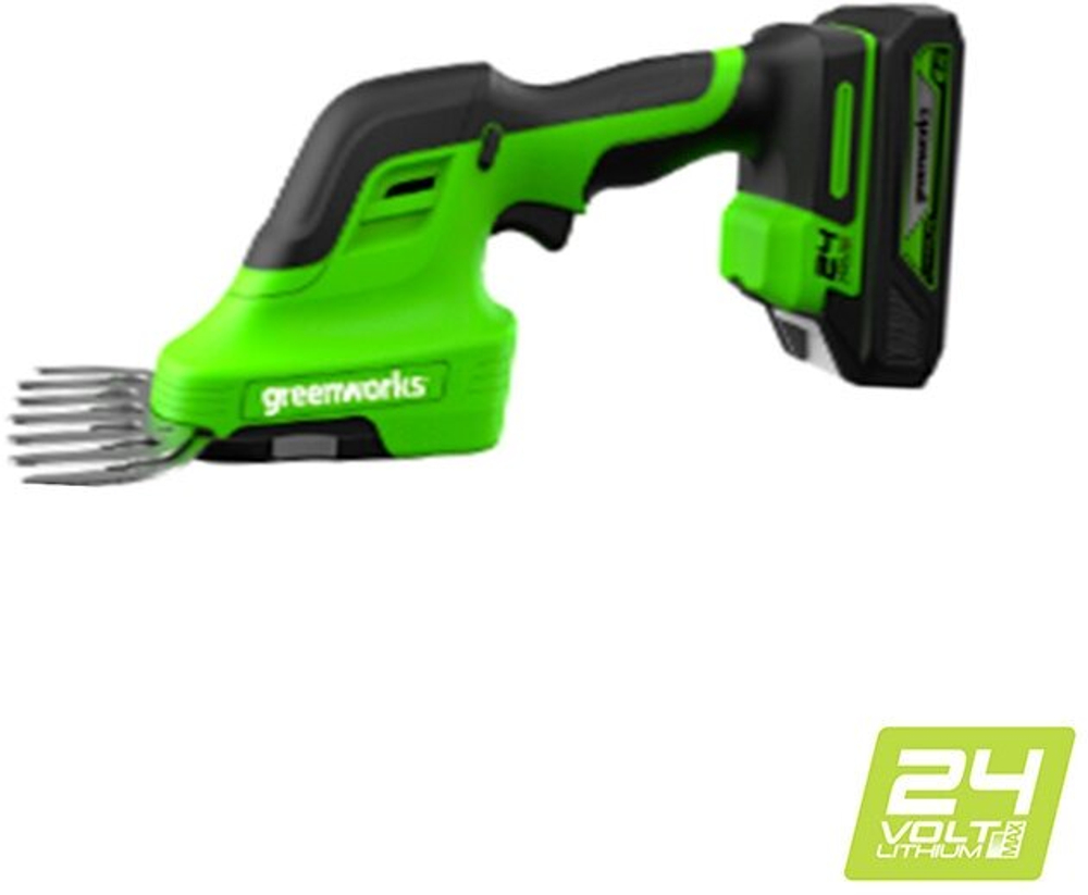 Садовые ножницы-кусторез аккум. GREENWORKS G24SHT 24В,лезвие 12/20см,без АКБ и ЗУ (1600607)