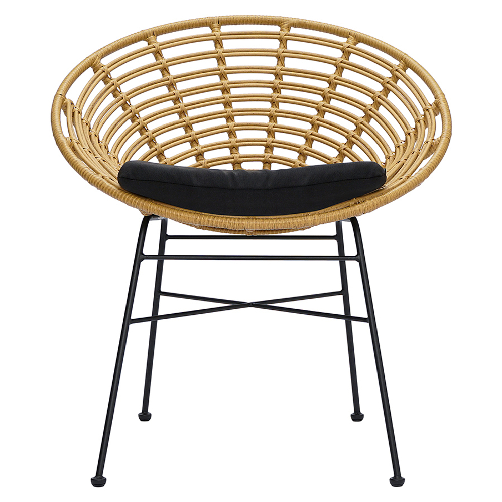 Стул vetle round, ротанг