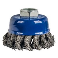 Кордщетка чашеобразная 65 мм М14 для УШМ проволока сталь витая ПРАКТИКА