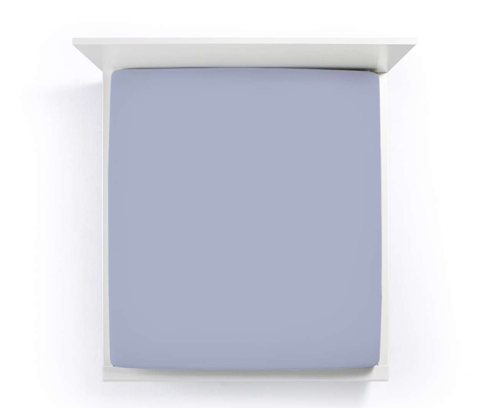 Простыня на резинке 140x200-160x200 Formesse Bella Donna Jersey 0211 jeans blue