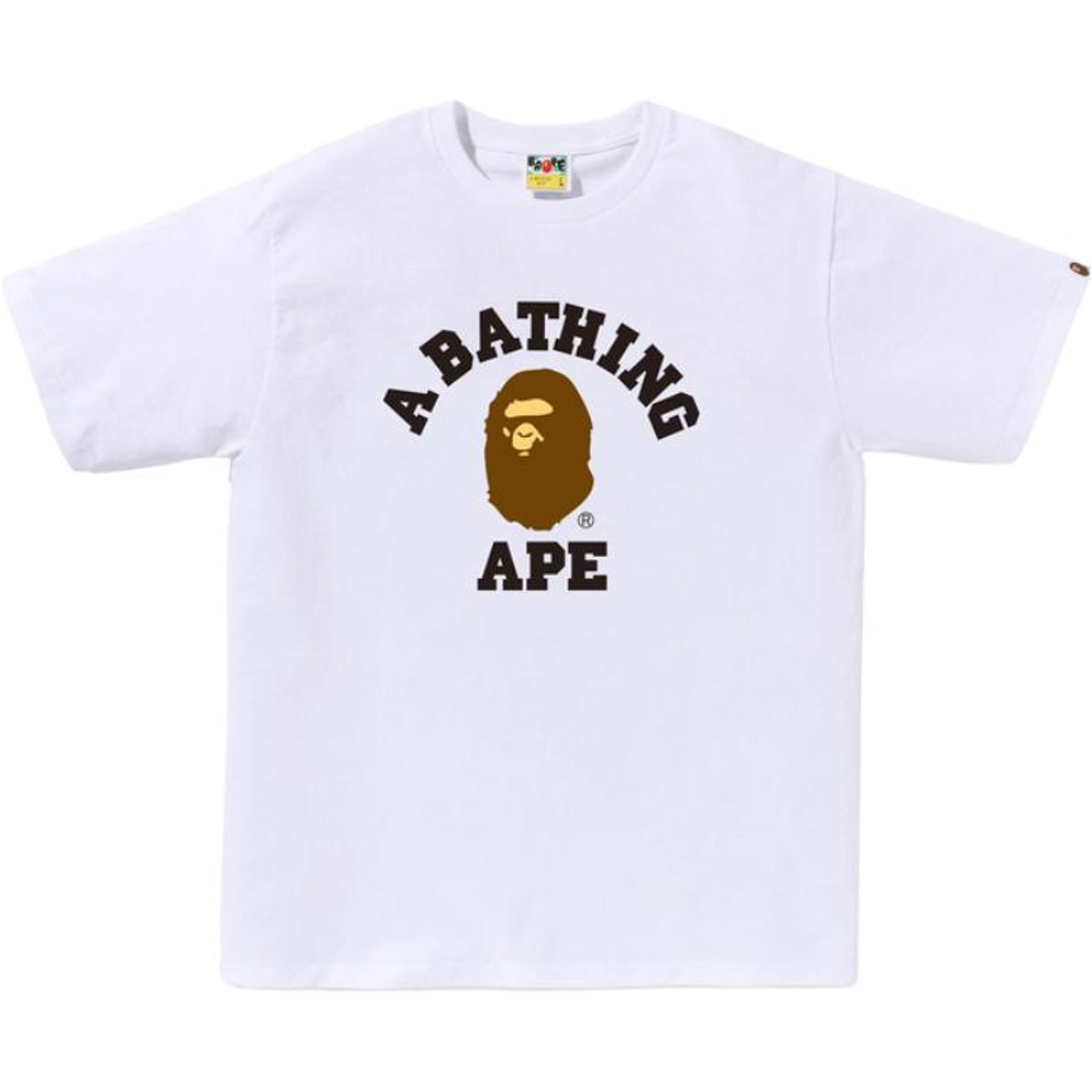 A Bathing Ape S College Tee Ss25 белый
