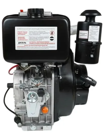 Двигатель дизельный ДД-9Е (9 л.с., вал шлицы, электростартер)