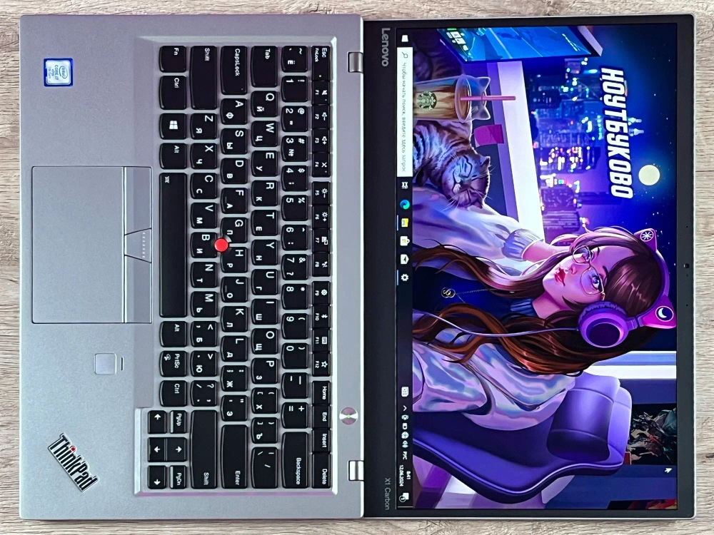 Ноутбук Lenovo ThinkPad X1 Carbon Gen 5 2К, 14" 2560x1440 IPS, Intel Core i7-7600U 3.9 GHz, RAM 16 ГБ, SSD 256 ГБ, Intel HD Graphics 620, Win 10Pro