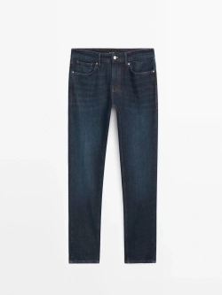 Massimo Dutti Зауженные джинсы, индиго