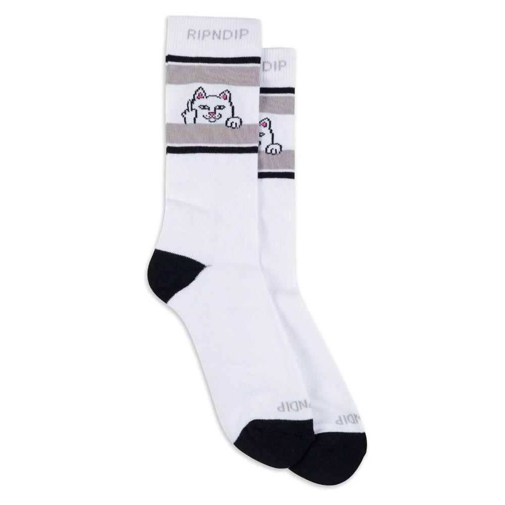 Носки Ripndip Peeking Nermal Socks White