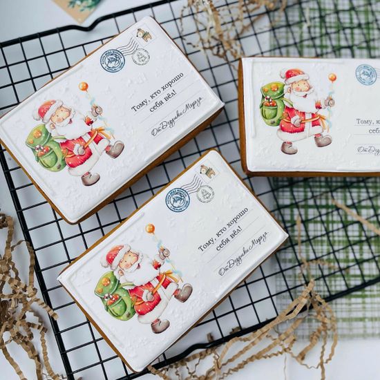 Новогодняя открытка в коробочке