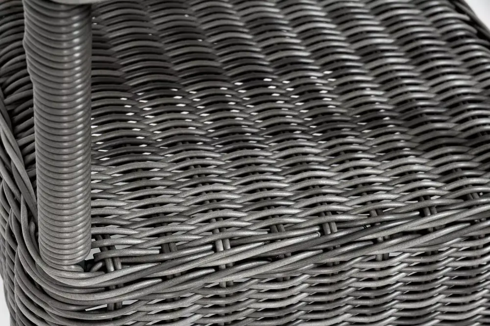 "Рим" комплект шезлонг со столиком, цвет графит