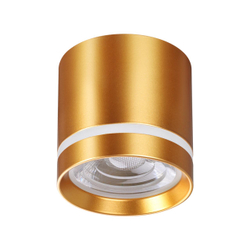 358494 OVER NT20 394 золото Светильник накладной IP20 LED 4000K 12W 220V ARUM