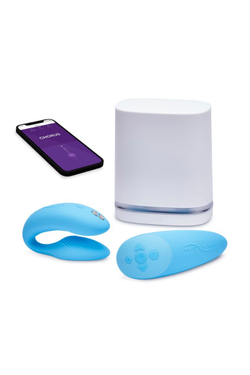 Вибратор WE-VIBE Chorus силикон, голубой, 11 см