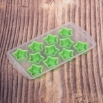 Форма для льда пластиковая с силиконом «Звездочки»