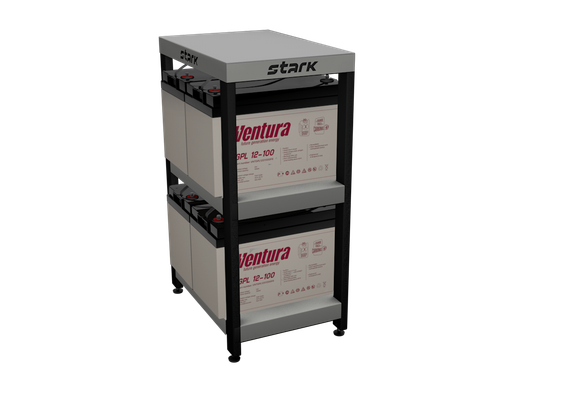 Комплект ИБП SC 5000 online + GPL 12-100 х 4 шт. + стеллаж MINI