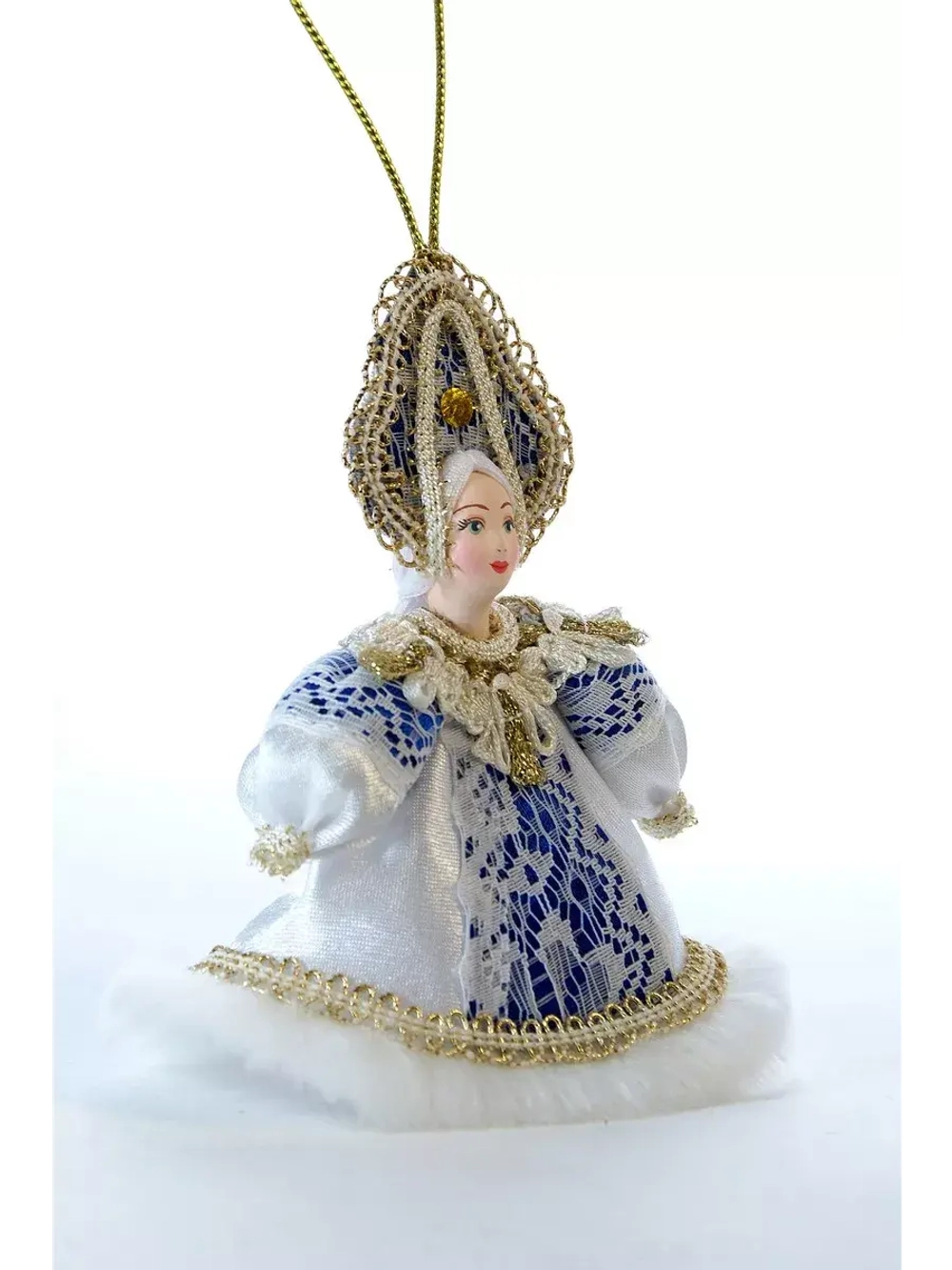 Кукла елочная игрушка Снегурочка