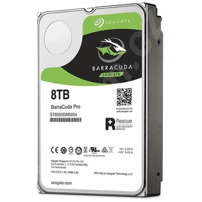 8TB Seagate BarraCuda (ST8000DM004) (Serial ATA III, 5400 rpm, 256mb buffer)