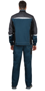 Куртка СИРИУС-КАСПИЙ морена с черным, тёмно-серым и СОП