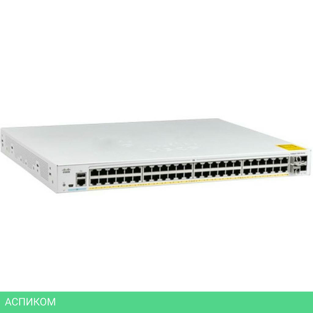 Коммутатор Cisco Catalyst 1000 48x (C1000-48T-4X-L)