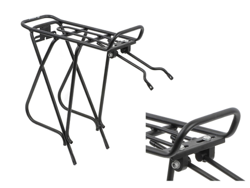 Багажник алюминий 26/28" для перемет. сумки ACR-20N-Alu сварн. нерегулируемый (12) черный AUTHOR