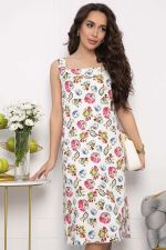 Платье Цветочные узоры (белое) П13504-30М LT Collection