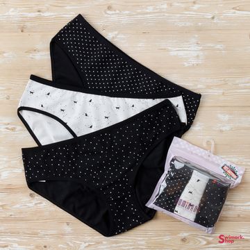 Трусики женские DOMINANT 55000-288, FULL BRIEF, 3 шт. в уп.