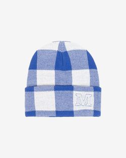 Шапка M beanie белая / синяя