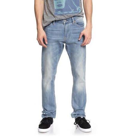 Джинсы DC Shoes WORKER SLIM SLB M PANT BFGW LIGHT INDIGO BLEACH