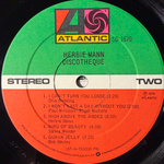 Herbie Mann ‎– Discothèque (США 1975г.)Т