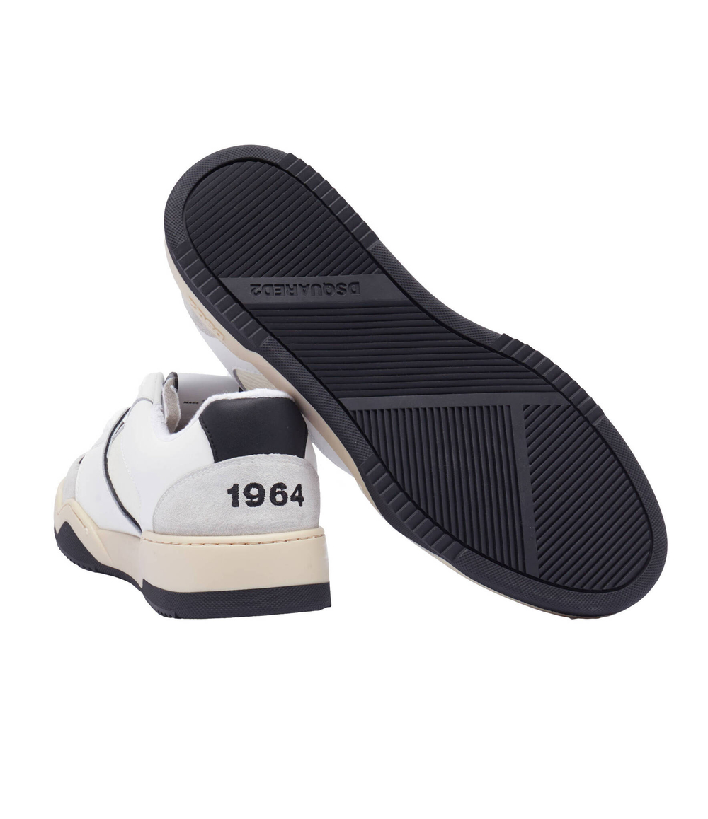 Кожаные кроссовки Dsquared2 - серый(SNM0315 01607269)