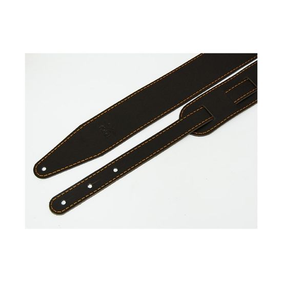 FL111020LP Premier Ремень для гитары, кожаный, темный шоколад, Fidel