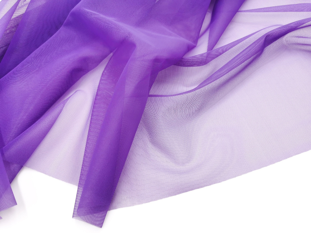 Корсетная сетка, королевская сирень, СРЕДНЕЙ ЖЕСТКОСТИ, (Арт: KS-090.S)