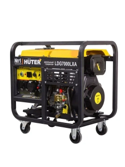 Дизельный генератор 5квт Huter LDG 7000LXА, генератор дизельный 5квт