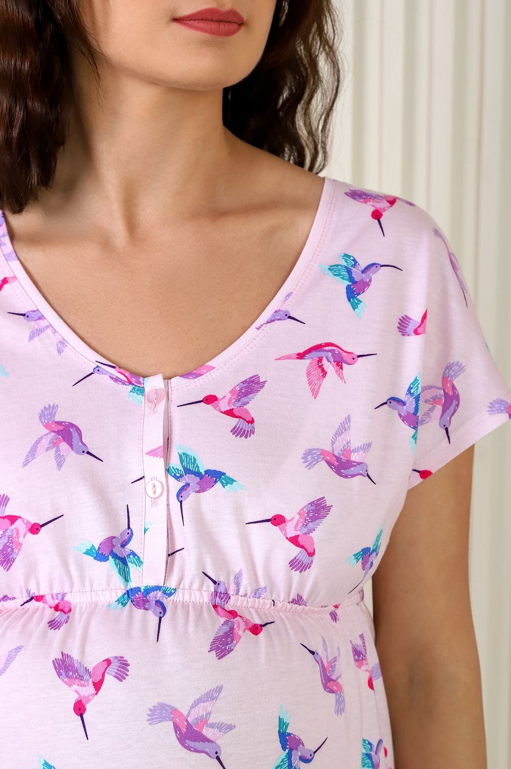 Сорочка женская Колибри-1 Виотекс РАЗНОЦВЕТНЫЙ