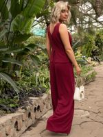 Комбинезон Просто шик (винный) К15636-55М LT Collection