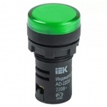 Лампа ИЭК AD22DS(LED)матрица d22мм зеленый 24В AC/DC BLS10-ADDS-024-K06