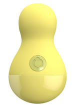 Жёлтый вибростимулятор COCO BODY - 9 см.
