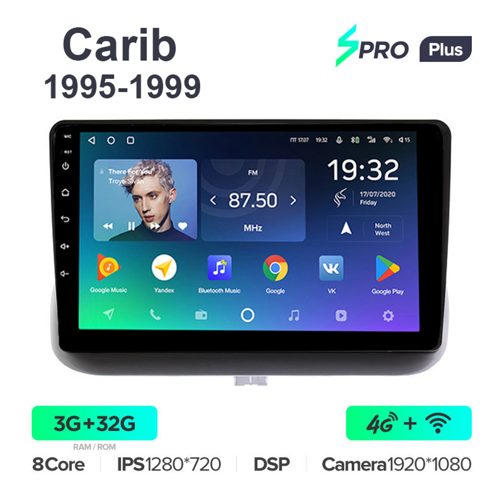 Teyes SPRO Plus 9"для Toyota Carib 1995-1999