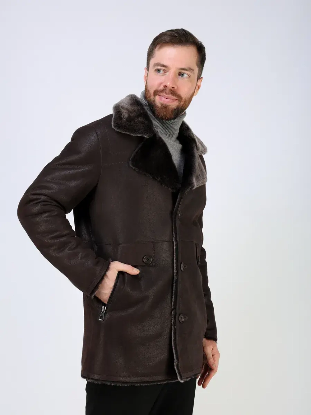 Дубленка зимняя натуральная