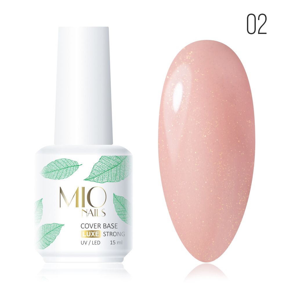 Mio Nails Base strong shimmer 02, 15 мл