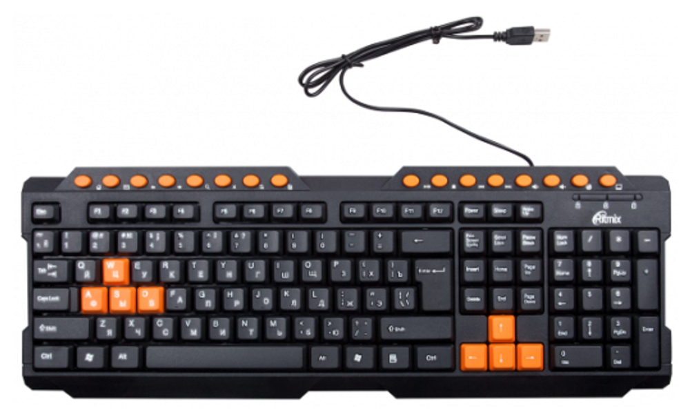 Клавиатура Ritmix RKB-151 USB